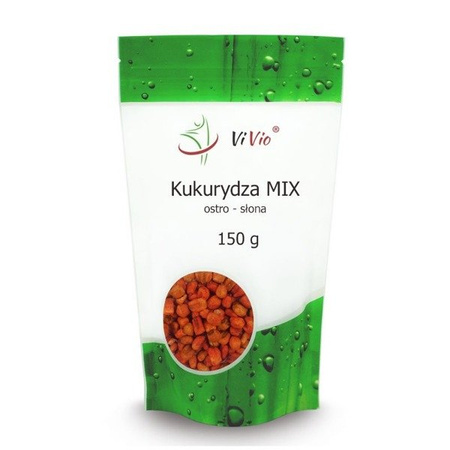 Kukurydza prażona ostro-słona, glutenfree, 150g 