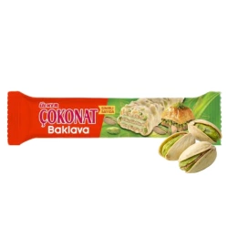 Wafelek w mlecznej czekoladzie z pistacjami, Ulker Cokonat baklava, 30g