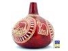TYKWA AFRYKAŃSKA ZDOBIONA (CZERWONA, ŚR.90 cm, NATURALNA DEKORACJA)