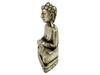 FIGURKA BUDDA (WYS.24CM, BUDDHA,SREBRNY)