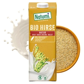 Napój jaglany bez cukru, bezglutenowy napój roślinny Bio, Natumi 1l