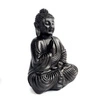 Figurka Budda dekoracja medytacja Indonezja czarna 20 cm