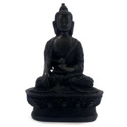 Figurka Budda w kolorze czarnym (Indonezja 17cm)