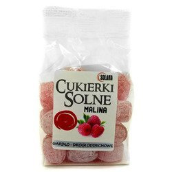 CUKIERKI SOLNE MALINOWE 100G ZDROWE GARDŁO 
