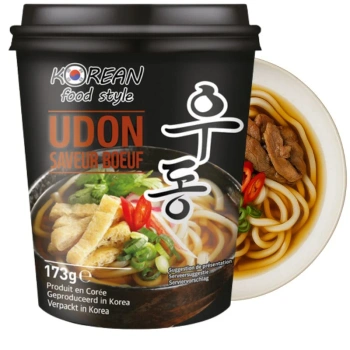 Zupka z makaronem Udon i wołowiną, danie gotowe Korean Food Style KFS, 173g
