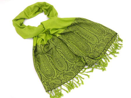 SZAL ORIENTALNY TYPU PASHMINA (DUŻY SZALIK, CHUSTA, APASZKA)