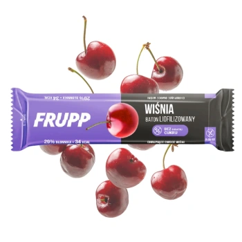 Frupp baton liofilizowany wiśniowy bez glutenu bez cukru Celiko 10g