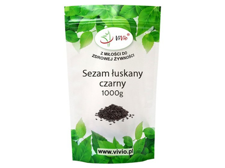 SEZAM CZARNY, ZIARNO, ŁUSKANY, SUSHI 1KG