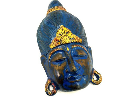 MASKA BUDDA BUDDHA (PŁASKORZEŹBA RĘKODZIEŁO, 50cm)