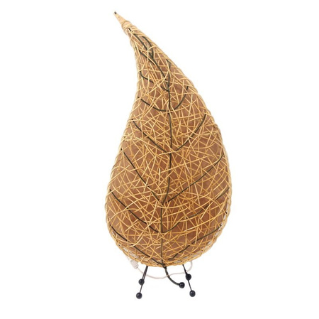 Lampa stojąca liść, brązowa 85cm ( podłogowa, lampion)