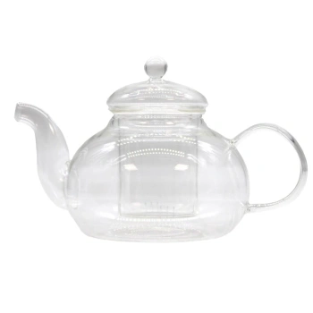 Szklany dzbanek z zaparzaczem do herbaty i ziół, 800 ml