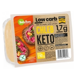 Chleb keto bezglutenowy krojony, low carb, 190g Balviten