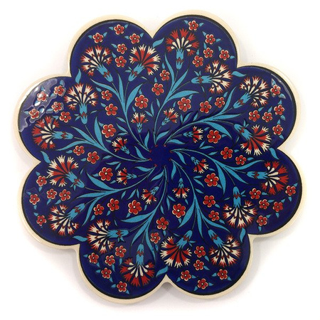 PODSTAWKA CERAMICZNA POD GORĄCE NACZYNIA (RĘKODZIEŁO TURCJA 18CM)