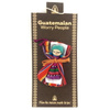 Laleczka worry dolls, zestaw 4szt (pomarańcz, Gwatemala, 6cm)