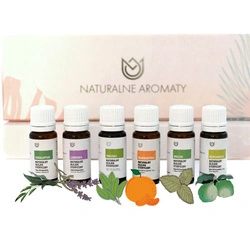 Zestaw olejków eterycznych Naturalne Aromaty aromaterapia (6x12 ml)