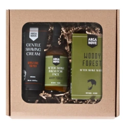 Zestaw męskich kosmetyków po goleniu Woody Forest, na prezent, Arganove