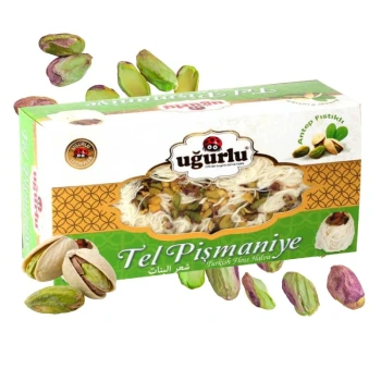 Chałwa pistacjowa kłębki wełny pismaniye z pistacjami Ugurlu 240g