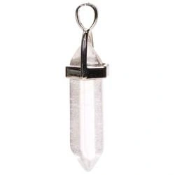 Wisiorek kryształ górski kamień zawieszka naszyjnik kwarc