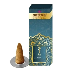Kadzidła stożkowe naturalne relaks świerk Sattva