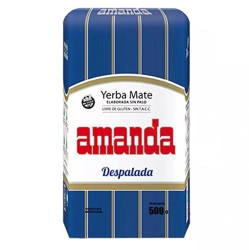 YERBA MATE AMANDA DESPALADA (500G, BIO, BEZ GLUTENU)