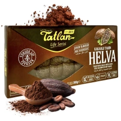 Chałwa turecka kakaowa bez cukru słodzona daktylami Tatlan 300g