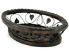 AŻUROWA MISA - KOSZ Z INDONEZJI (DŁ. 38 CM)