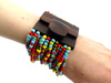 BRANSOLETA KOLOROWA (NA RĘKĘ, KORALIKI, INDYJSKA)