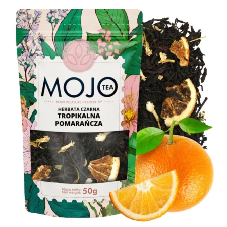 Czarna herbata liściasta Troikalna Pomarańcza, Mojo Tea 50g