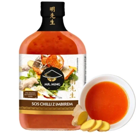 Sos chilli z imbirem, ostry sos 175ml Mr Ming Tajlandia