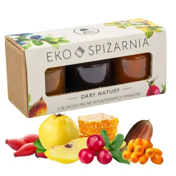Zestaw przetworów ekologicznych Eko Spiżarnia Słodka na prezent