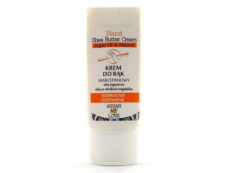 KREM DO RĄK SHEA EXPRES Z OLEJEM ZE SŁODKICH MIGDAŁÓW (ARGAN MY LOVE, 50ML)
