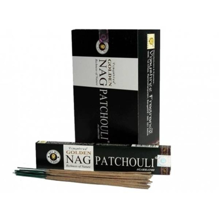 KADZIDŁA NAG PATCHOULI GOLDEN (INDIE, AGARBATHI, TROCICZKI, 15G)