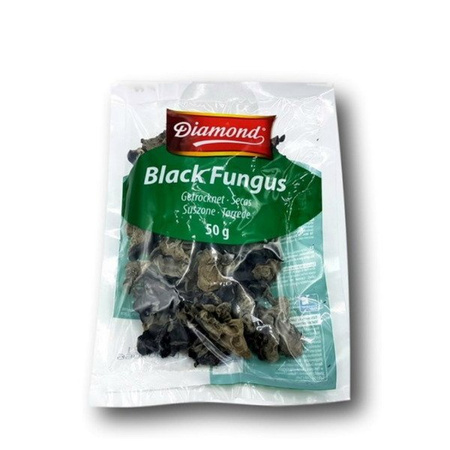 Grzyby suszone Mu-Err Black Fungus (Mun, Azja) 50 g 