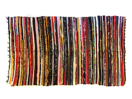 DYWAN CHODNIK MULTIKOLOR HANDMADE INDIE 105X180