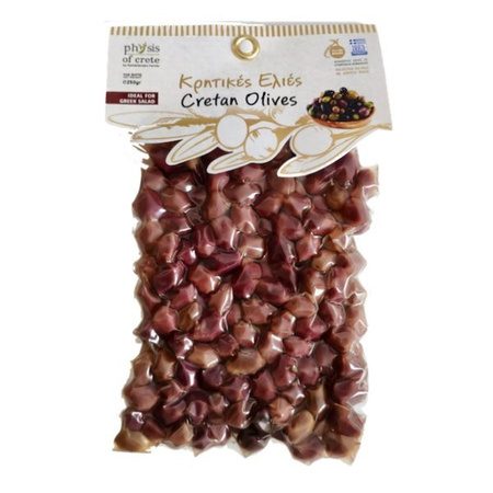 Oliwki ciemne niedrylowane Koroneiki Physis, 250 g 