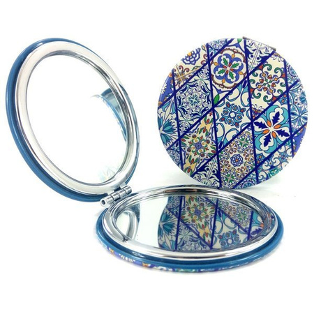 Lusterko metalowe 2 w 1 - powiększające i zwykłe (Mandala, Turcja) bb 