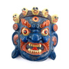 Maska Tybetańska Mahakala niebieska (Tybet, wys. 20cm)