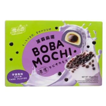 Ciasteczka ryżowe Boba Mochi Taro YukiI & Love 180g