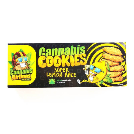 Ciasteczka konopne cytrynowe Cannabis Airlines 120g