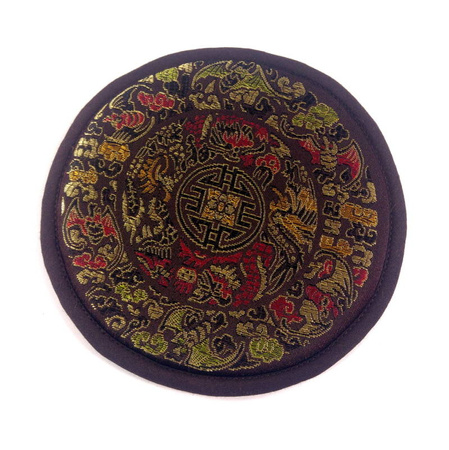 Podstawka pod misę wzór orient brąz (ozdobna, poduszka, 14.5cm)