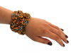 BRANSOLETA WIELOKOLOROWA (NA RĘKĘ, INDYJSKA)