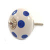 Uchwyt meblowy gałka ceramiczna Indie rękodzieło