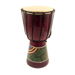 Bębenek djembe ciemny wys. 30cm (bęben, Indonezja, instrument)