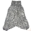 SZARAWARY SPODNIE ALLADYNKI CZARNO-BIAŁE WZORZYSTE (SZEROKA GUMKA)