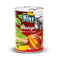 Mango plastry w lekkim syropie 425g Kier