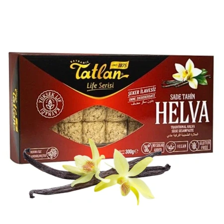 Chałwa turecka waniliowa bez cukru słodzona daktylami Tatlan 300g