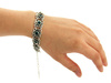 ARABSKA BRANSOLETKA ZIELONA (BRANSOLETA, ETNO, DŁOŃ FATIMY, WZ.6)