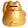 Złota skarbonka kot Maneki Neko 9 cm
