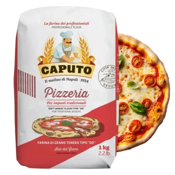 Włoska mąka pszenna do pizzy, typ 00, Pizzeria 1kg, Caputo