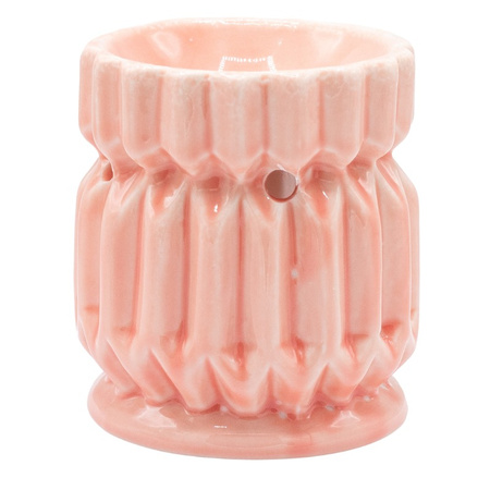 Kominek zapachowy do olejków i wosków, w kolorze różowym
